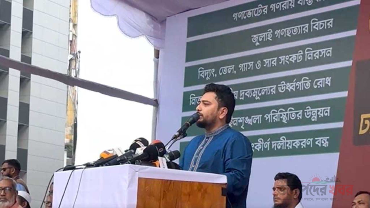 বাধা দিলে লংমার্চের ছয় দফা এক দফায় রূপ নেবে: নাহিদ ইসলাম