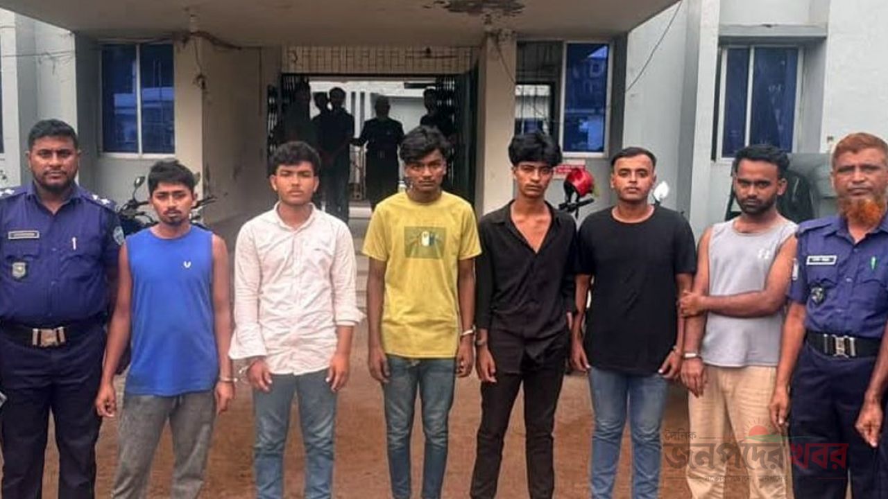 ফেনীতে স্বামীকে জিম্মি করে স্ত্রীকে ধর্ষণের চেষ্টা, গ্রেপ্তার ৬
