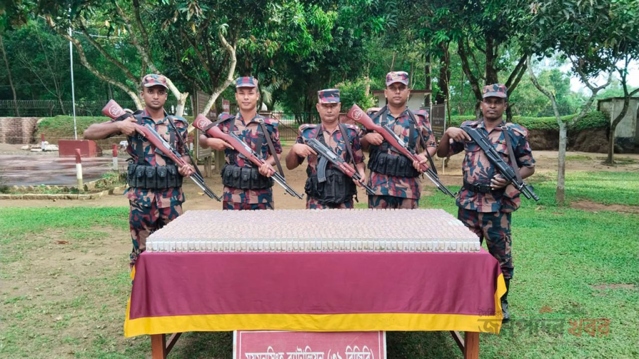 নালিতাবাড়ী সীমান্তে ৫ লাখ টাকার ভারতীয় ওষুধ জব্দ