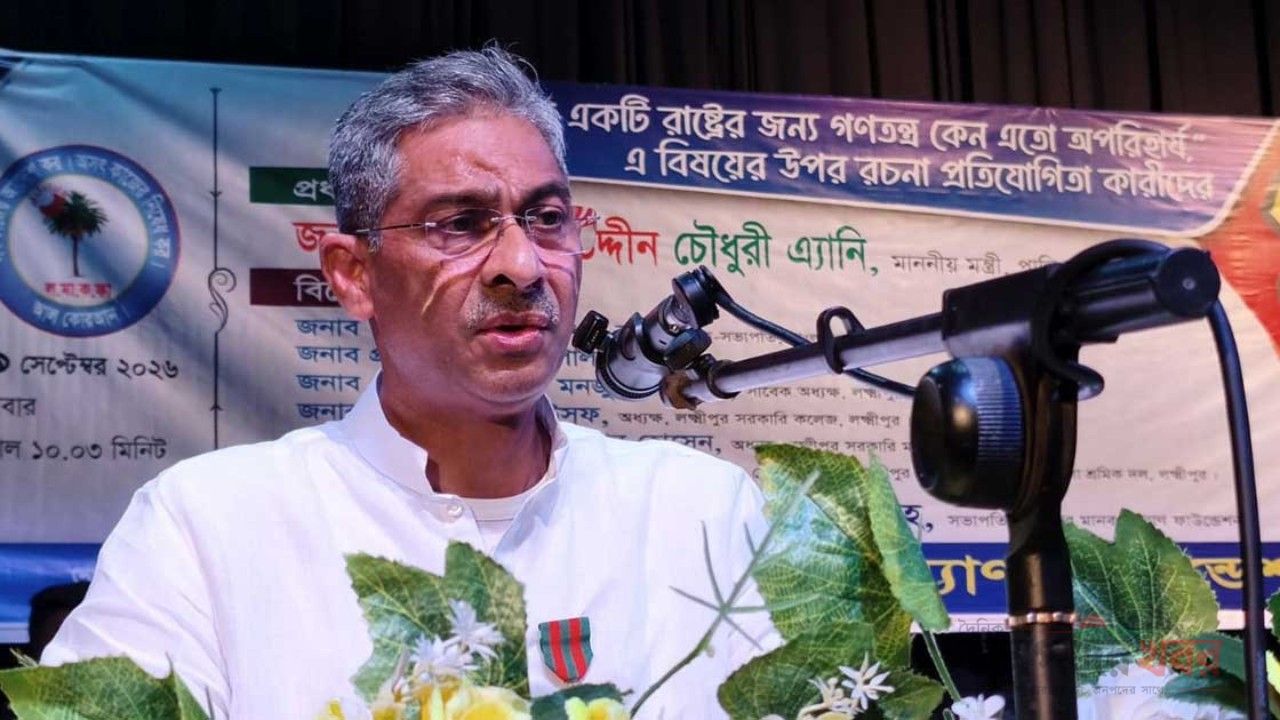 বিরোধীদলের লংমার্চ গণতন্ত্রের জন্য হুমকি: পানিসম্পদমন্ত্রী