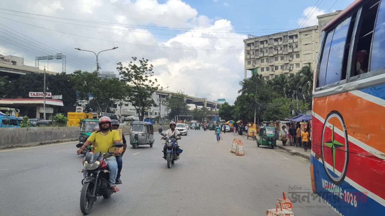 যানজটমুক্ত মহাখালী, স্বস্তি এলাকাবাসীর