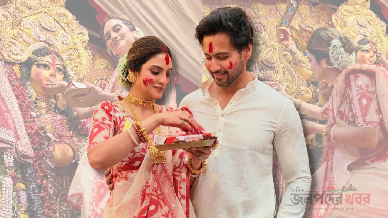 মুসলিম হয়েও দেবীবরণ, সমালোচনার জবাব দিলেন অভিনেত্রী নুসরাত